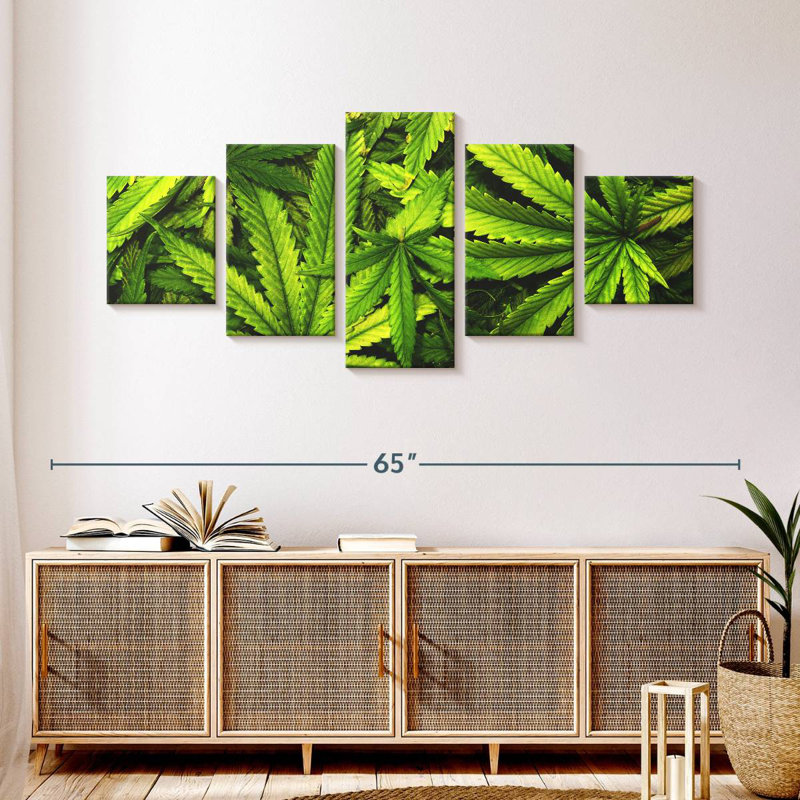 Marijuana Leaf Garden