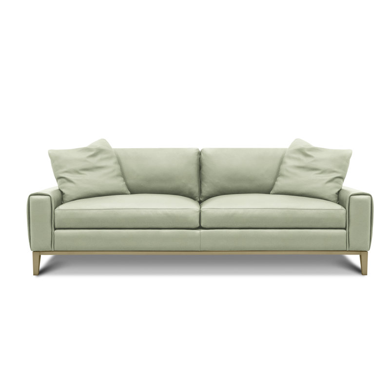 Como Sofa, White (Dreamer), Satin Brass