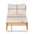 Set Of 2 Outdoor Patio Armless Single Chair