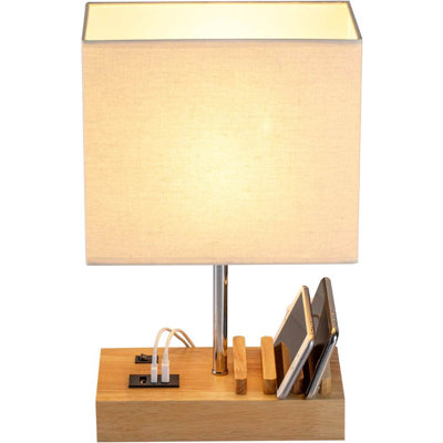 Wood Table Lamp
