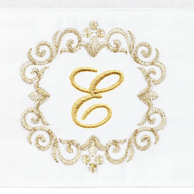 Winston Porter 100% Turkish Cotton MONICA 2PC Embellished Hand Towel Set, E