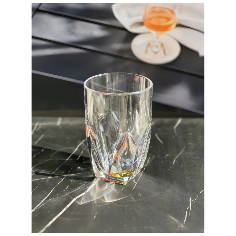 Ensemble de 4 verres en acrylique Rainbow Diamond