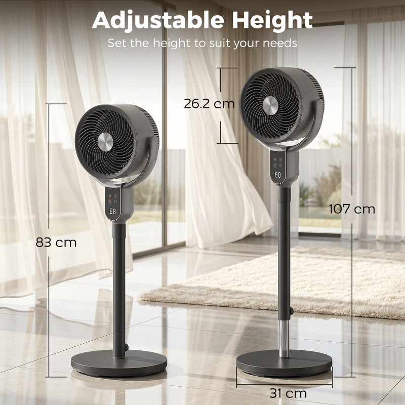 Air Circulator Fan, Grey