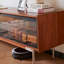 Meuble télé en bois massif de style rétro-106262462