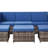 5 - Person Outdoor Wicker Patio Conversation Furniture Set With Storage Table-125039500