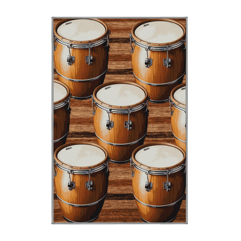  Tapis lavable Congas, Rectangle 6 pi x 9 pi