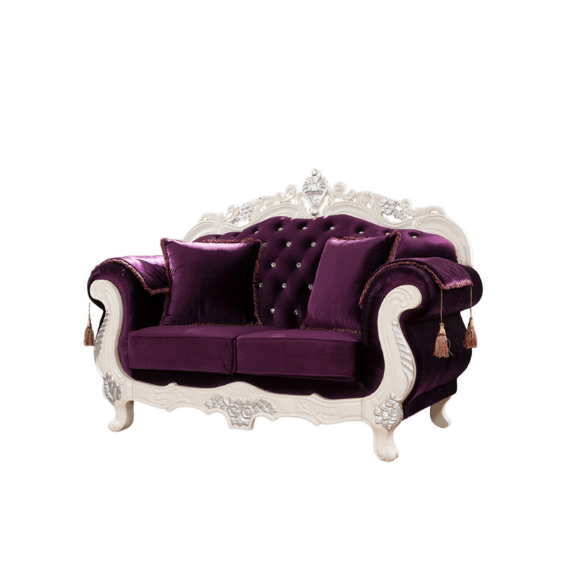 Canapé de luxe en tissu européen