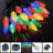  100FT C9 Christmas Lights 100 LED String Lights with 100 Light Stakes for Pathway Lighting Connectable DIY Cuttable Waterproof Dimmable UL Listed Commercial Outdoor Xmas Decor Multicolor