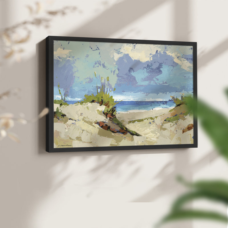 Dunes II - Reproduction encadrée - Restickable, Noir, noir, noir, noir, H 16 po x l 20 po