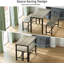 Ensemble de table de salle à manger 3 pièces, table de cuisine avec 2 bancs pour coin-repas et petits espaces -2027846268