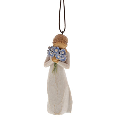 10.5cm Porcelain Hanging Figurine Ornament