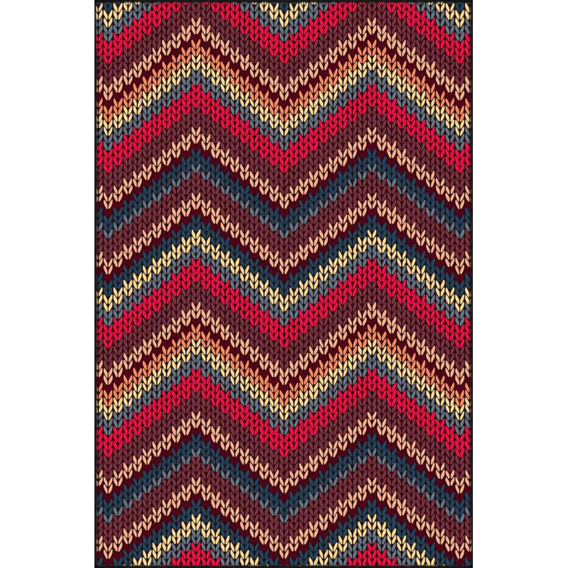 Tapis rose lavable à la machine, Sous-tapis rectangulaire 3 pi 11 po x 5 pi 11 po i