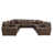 Dark Brown Genuine Leather selected
