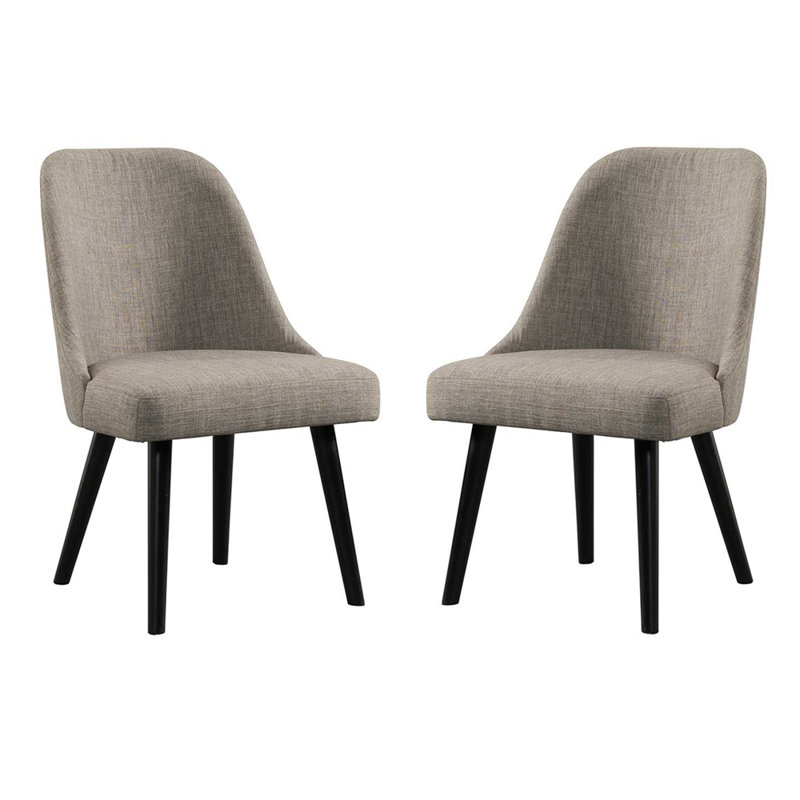 Chaise rembourrée Harpersfield Foundry Mid-Century, étain brossé