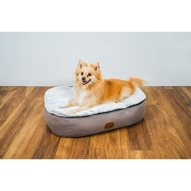 FAUX WOOL Pet Bed, 15cm H x 78cm W x 110cm D