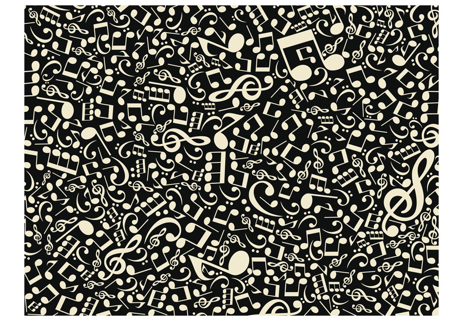 Music Note Wall Block East Urban Home Music Notes Wall Mural | Wayfair