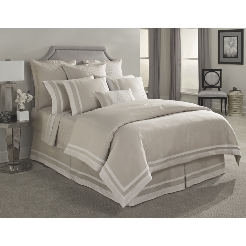 Savoy Sham, White/Candlelight, Euro
