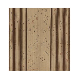 1950S Vintage Turkish Kilim Rug In Beige & Brown Stripes, Geometric Patterns