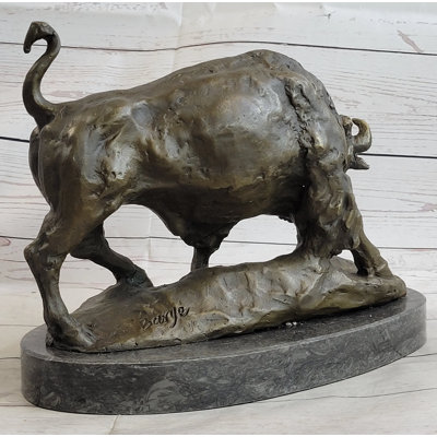 Sculpture Abdikhaliq American Buffalo Bull