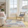 Lakesha Ivory Blue Modern Rug