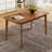 Mid Century Modern Dining Table, Solid Wood Kitchen & Dining Room Table For 4, Minimalist Table For Dining Room, Rectangular Dinette Table, Easy Assembly