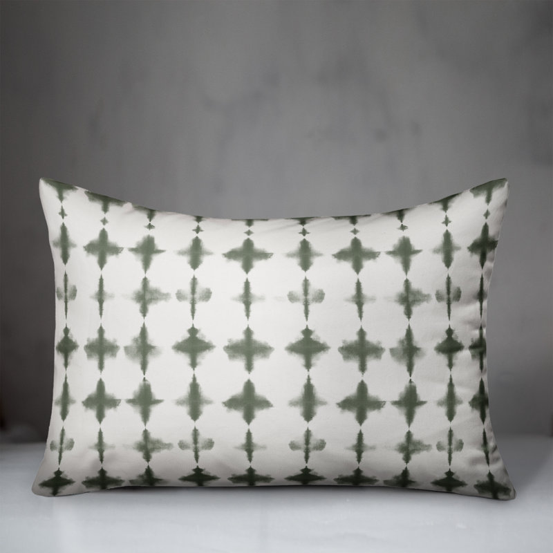 Geometric Throw Pillow, Blue