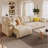 Electrically retractable multi-functional sofa bed