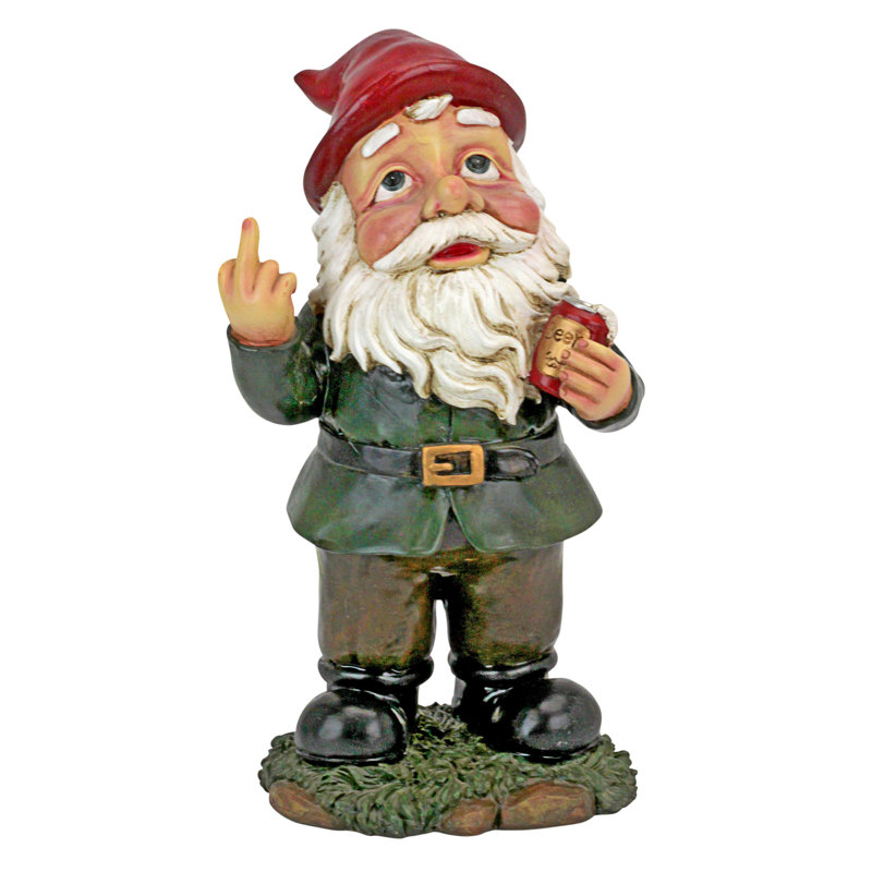 Statue Tim Gnome «Foul Finger Tipy»