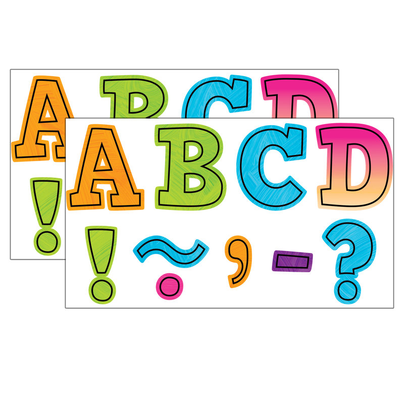 4 lettres de lettres magnétiques «Bold Ever»