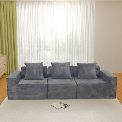Canapé modulaire convertible 3 places Modern