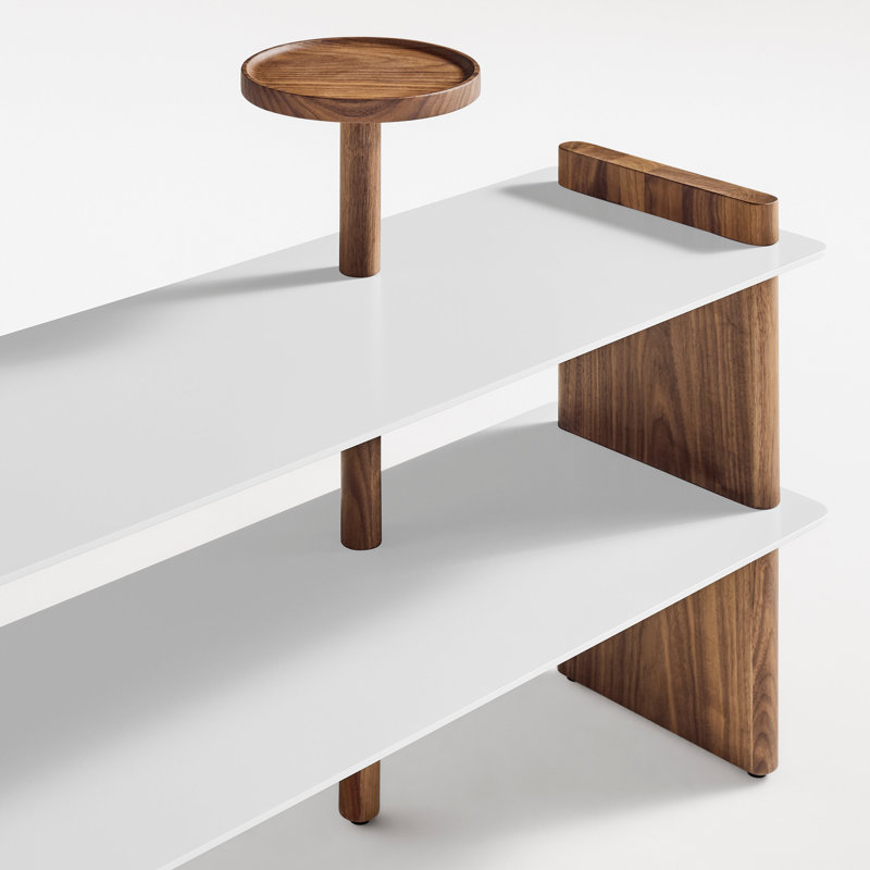 Shoegaze Shoe Rack, Walnut