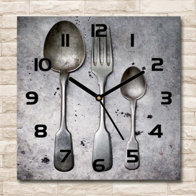 Hartmunn Glass Wall Clock