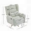 Fauteuil inclinable électrique pivotant, pivotant à 360 ° avec base 5 étoiles-789175551