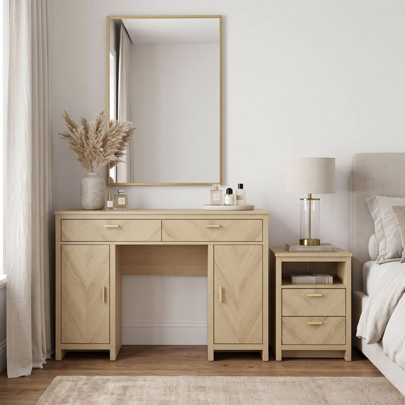 Adalinne Luxe Bedroom Duo, Oslo Oak