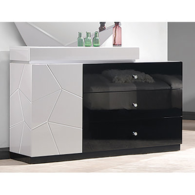  Athlone 4 Drawer Combo Dresser