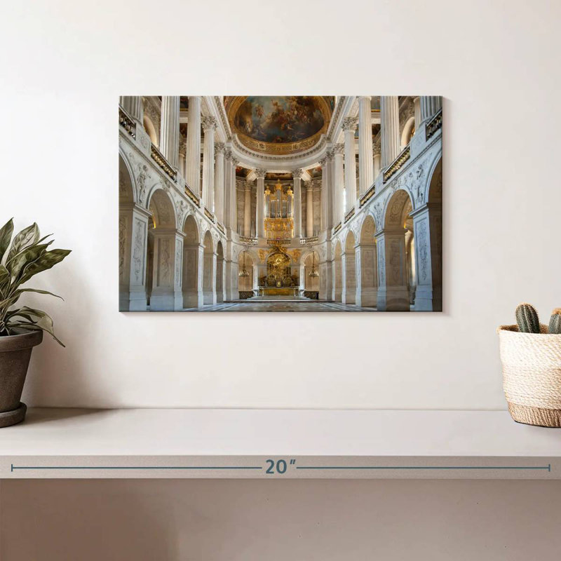 Royal Chapel At Versailles, 8" H x 12" W