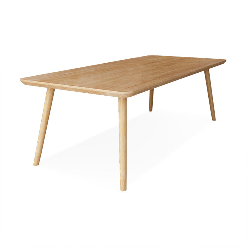 Bureau rectangulaire en bois massif Burlywood, H 29,53 po x l 62,99 po x P 31,5 po