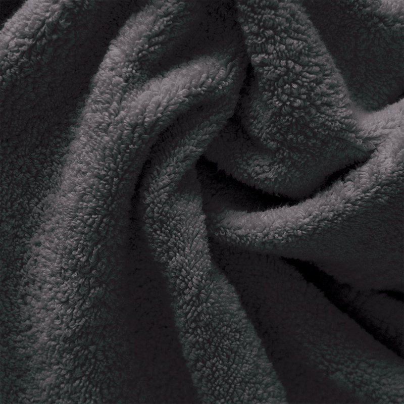 Ensemble de draps de bain en coton / rayonne de bambou 2 pièces Ultimate, Anthracite