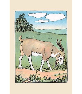 Brother Bill the Billy Goat' by Julia Dyar Hardy Graphic Art -  Buyenlarge, 0-587-27303-8C2436