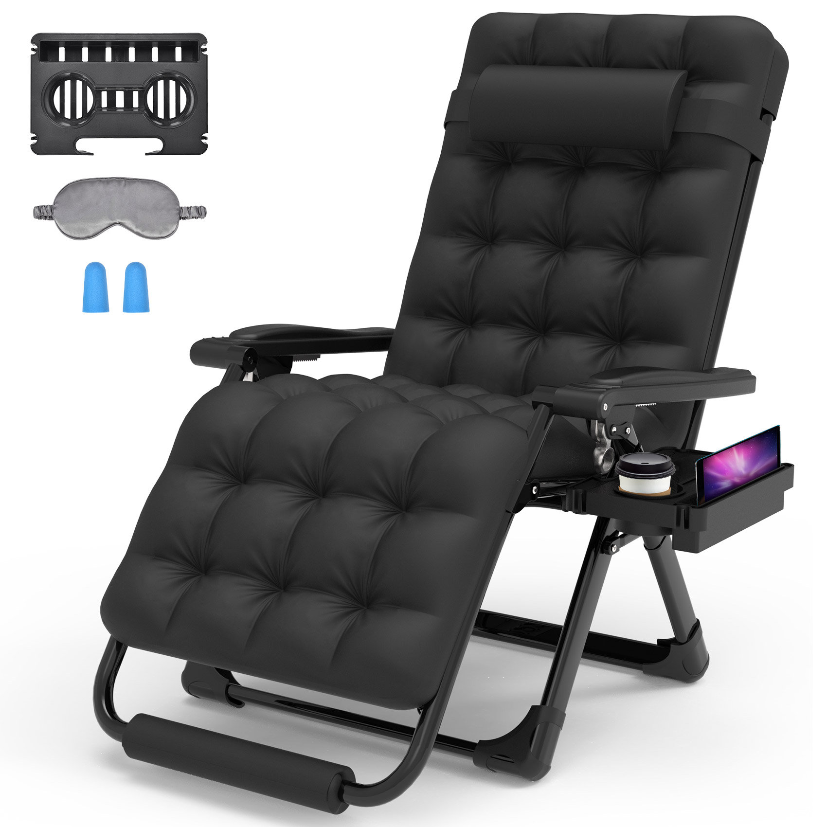Home Office Waist Backrest Pad Seat Cushion Chair Recliner Non-Slip Back  Cushion