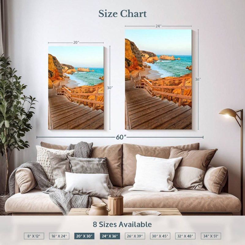 Lilie, Praia, Dona Ana, escalier de plage, H 36 po x l 24 po