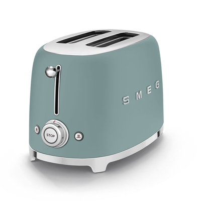 Smeg TSF01 50's Style Retro Two Slice Toaster - Matte Version