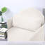 Chaises d'appoint multifonctionnelles avec coin pour animaux, tissu en bois beige, maison moderne