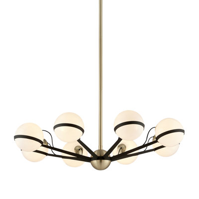 Lustre sphérique spoutnik 8 lumières Maily
