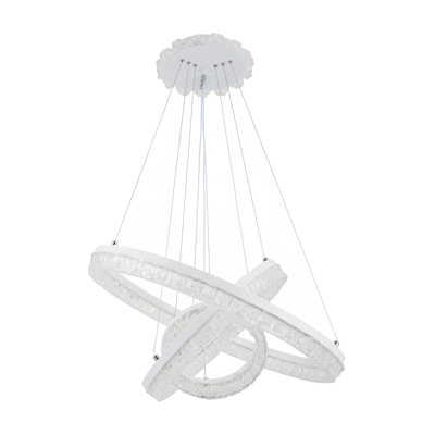 3 - Light Natural LED Dome Pendant