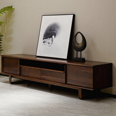 Classic solid wood home TV cabinet
