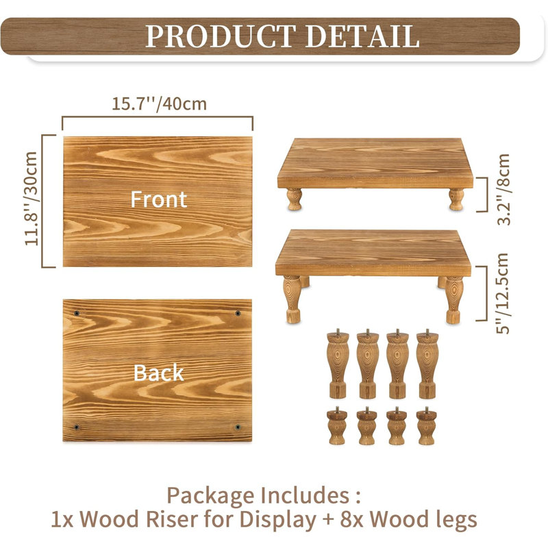 Plateau décoratif en bois