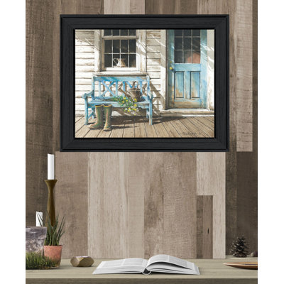 «Cheerful Chores», art mural encadré pour le salon et la maison par John Rossini