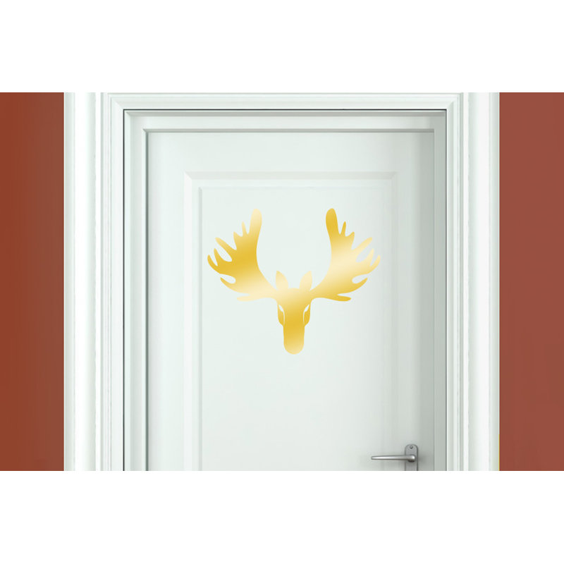 Animals Wall Decal, Shiny Gold