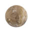 Ensemble de 3 boules décoratives Leah, grain de bois de teck brun, 6 pouces